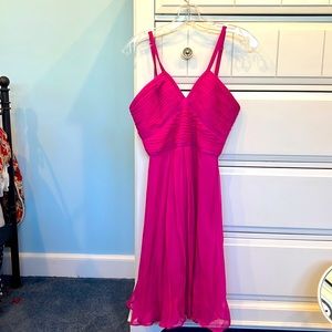 Pink barbie core mini BCBG dress